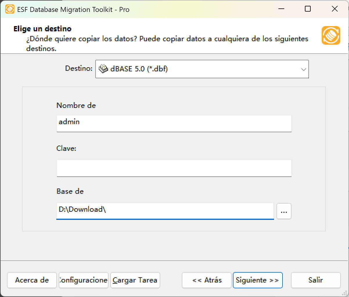Cuadro de diálogo de conexión IBM DB2 mostrando configuración de servidor, campo de base de datos y controles de actualización de esquema
